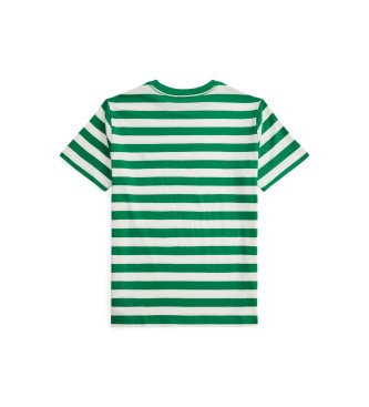 Polo Ralph Lauren Groen gestreept gebreid T-shirt