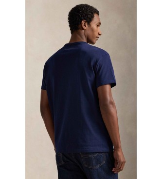 Polo Ralph Lauren T-shirt de malha pesada Classic Fit azul-marinho