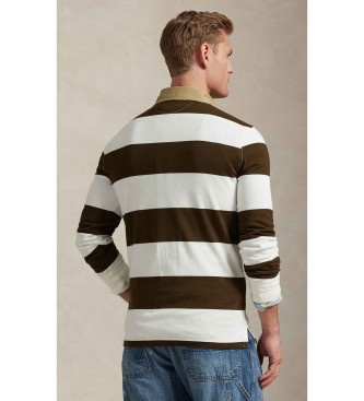 Polo Ralph Lauren Camisa de r�guebi Classic Fit castanha escura