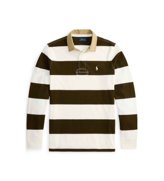 Polo Ralph Lauren Camisa de r�guebi Classic Fit castanha escura