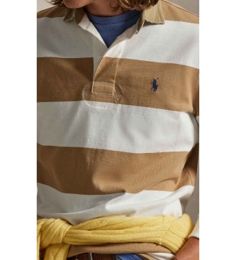 Polo Ralph Lauren Camisa de r�guebi de ajuste cl�ssico castanha