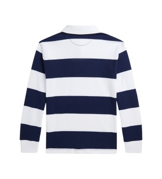 Polo Ralph Lauren Camiseta de rugby icónica blanco, marino