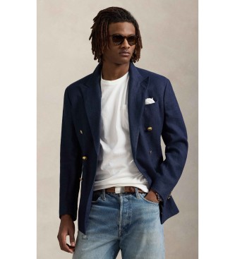 Polo Ralph Lauren T-shirt usada com bolso branco