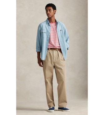 Polo Ralph Lauren Custom Slim Fit printed T-shirt red