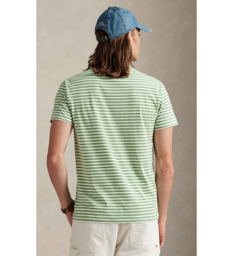 Polo Ralph Lauren T-shirt personalizada com estampado Slim Fit verde