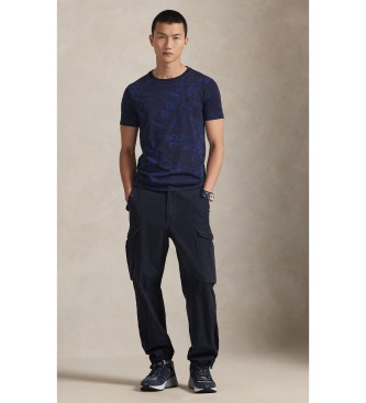 Polo Ralph Lauren Custom Slim Fit printed T-shirt navy