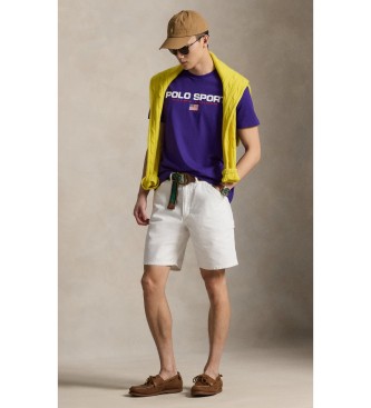 Polo Ralph Lauren T-shirt Polo Sport de malha Classic Fit roxa