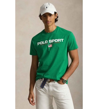 Polo Ralph Lauren T-shirt Polo Sport de malha Classic Fit verde