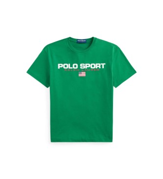 Polo Ralph Lauren T-shirt Polo Sport de malha Classic Fit verde