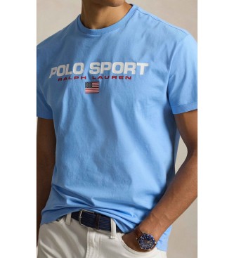 Polo Ralph Lauren T-shirt Polo Sport de malha Classic Fit azul