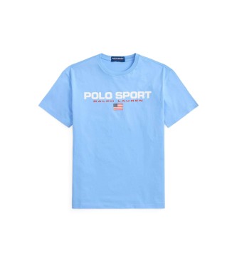 Polo Ralph Lauren T-shirt Polo Sport de malha Classic Fit azul