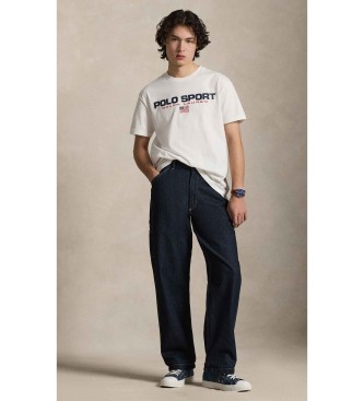 Polo Ralph Lauren T-shirt Polo Sport de malha Classic Fit branca