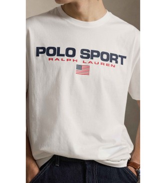 Polo Ralph Lauren T-shirt Polo Sport de malha Classic Fit branca