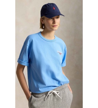 Polo Ralph Lauren Polo Sport T-shirt Relaxed Fit pletena majica modra