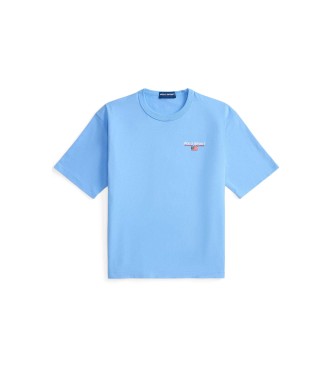 Polo Ralph Lauren Polo Sport T-shirt Relaxed Fit pletena majica modra