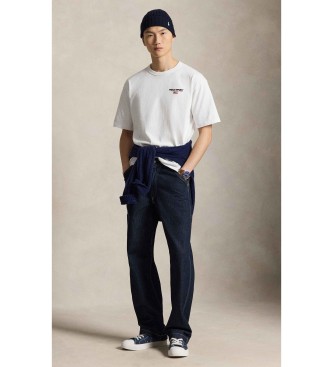 Polo Ralph Lauren Polo Sport T-shirt bela pletena majica Relaxed Fit