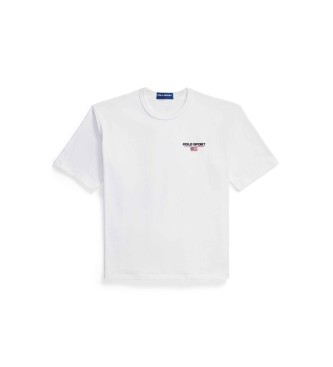 Polo Ralph Lauren Polo Sport T-shirt bela pletena majica Relaxed Fit