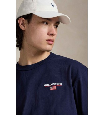 Polo Ralph Lauren Športna majica Polo v mornarski barvi, pletenina Relaxed Fit