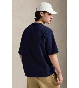 Polo Ralph Lauren Športna majica Polo v mornarski barvi, pletenina Relaxed Fit