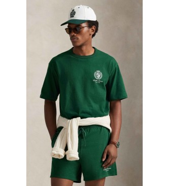 Polo Ralph Lauren T-shirt de malha em jersey verde de corte descontra�do