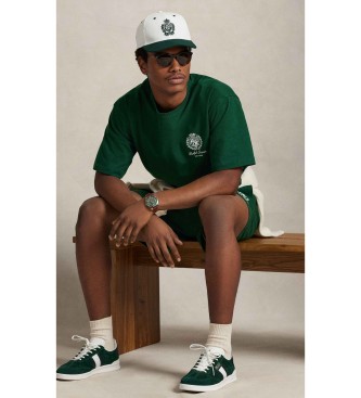 Polo Ralph Lauren T-shirt de malha em jersey verde de corte descontra�do