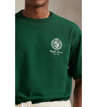 Polo Ralph Lauren T-shirt de malha em jersey verde de corte descontra�do