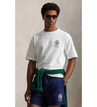 Polo Ralph Lauren T-shirt de corte descontra�do em malha de jersey branca
