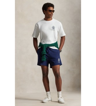 Polo Ralph Lauren T-shirt de corte descontra�do em malha de jersey branca