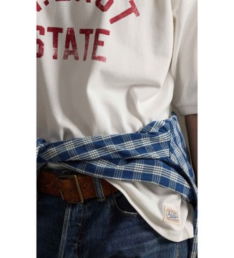 Polo Ralph Lauren T-shirt de corte descontra�do em malha de jersey branca