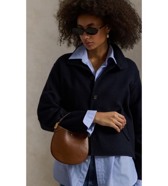Polo Ralph Lauren Pochette Polo ID in pelle marrone