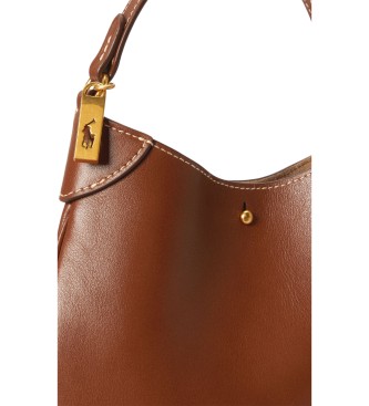 Polo Ralph Lauren Pochette Polo ID in pelle marrone