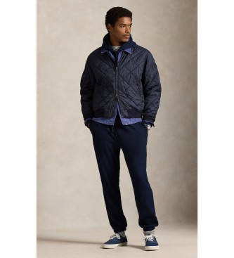 Polo Ralph Lauren Gewatteerd jacquard bomberjack marine