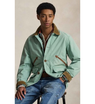 Polo Ralph Lauren Gr�n canvasjacka