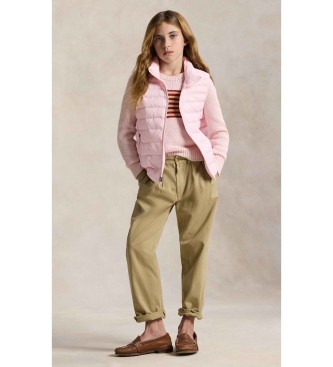 Polo Ralph Lauren P-Layer 2 pink foldbar quiltet gilet