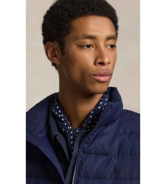 Polo Ralph Lauren Gilet Colden, lin bleu marine