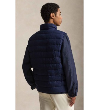 Polo Ralph Lauren Gilet Colden, lin bleu marine
