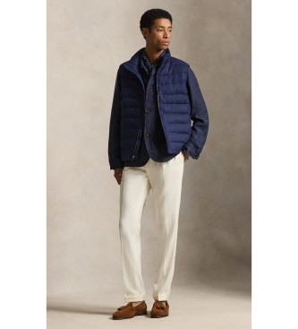 Polo Ralph Lauren Gilet Colden, lin bleu marine