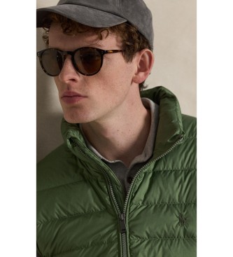Polo Ralph Lauren Colete Colden dobrável de plumas verde