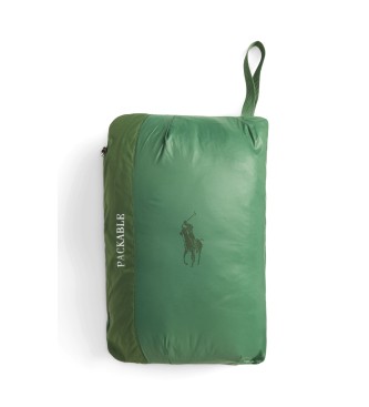 Polo Ralph Lauren Colete Colden dobrável de plumas verde