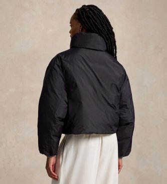 Polo Ralph Lauren Korte zwarte gewatteerde donsjas