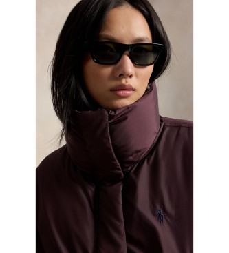 Polo Ralph Lauren Doudoune courte matelassée bordeaux