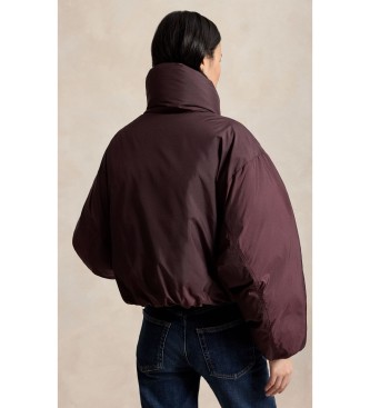 Polo Ralph Lauren Doudoune courte matelassée bordeaux