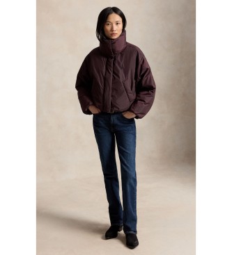 Polo Ralph Lauren Doudoune courte matelassée bordeaux