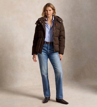 Polo Ralph Lauren Chaqueta acolchada de plumón marrón