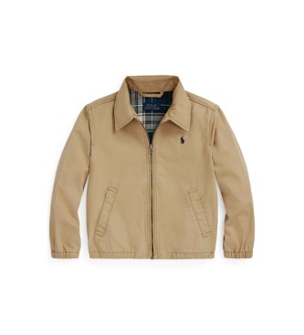 Polo Ralph Lauren Bayport-jack van bruine katoenpopeline