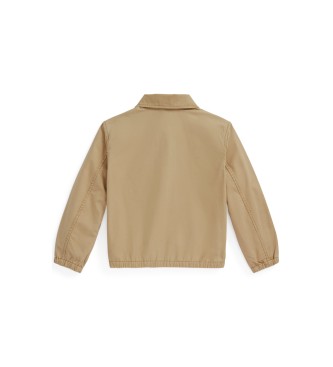 Polo Ralph Lauren Bayport-jack van bruine katoenpopeline