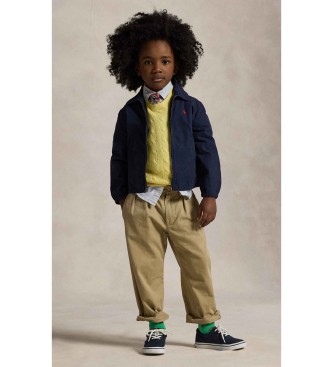 Polo Ralph Lauren Bayport-kavaj i marin bomullspoplin