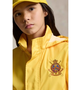 Polo Ralph Lauren Jas met capuchon en gele opdruk