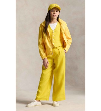 Polo Ralph Lauren Jas met capuchon en gele opdruk