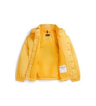 Polo Ralph Lauren Jas met capuchon en gele opdruk